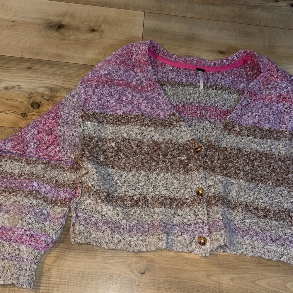 Free People incredibly soft soulmate cardigan - large